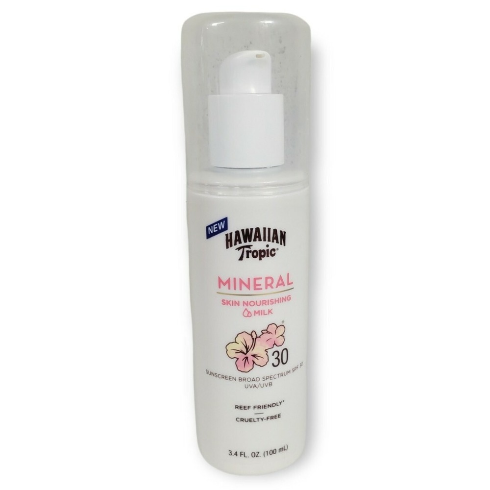 Hawaiian‎ Tropic Mineral Sun Milk Body Lotion - 3.4 fl oz (100 ml) - SPF 30